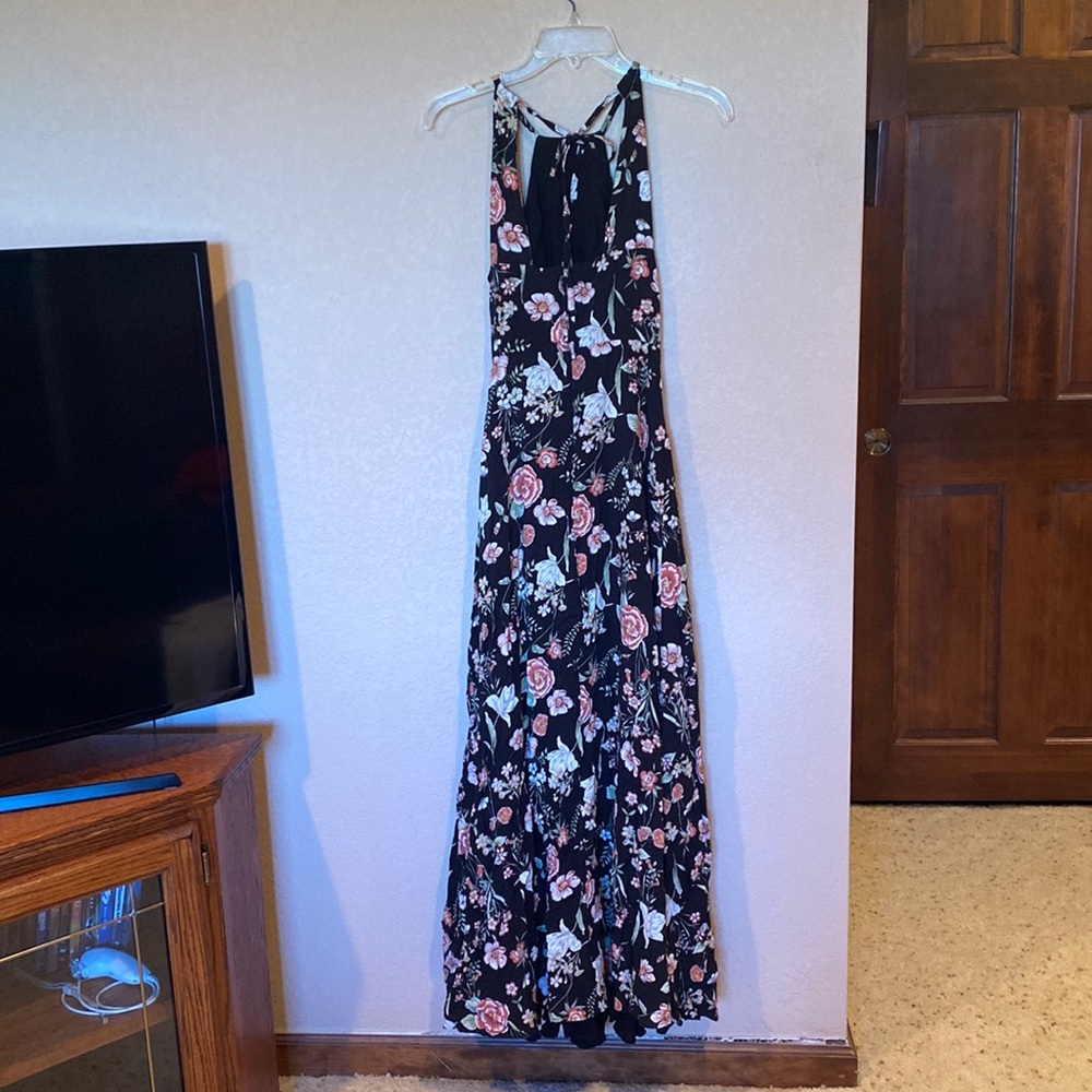 Long maxi floral dress